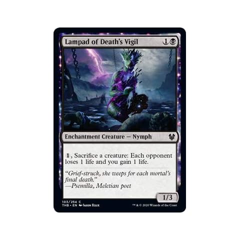 Magic: the Gathering Lampad of Death's Vigil Card Cover