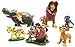 Ksopsdey Le Roi Lion Cake Toppers CYSJ 6 pcs Le Lion Garde Figurines Décoration de gâteau d'anniversaire de Dessin animé pour Enfant Fête d'anniversaire Cupcake Décoration Cadeau