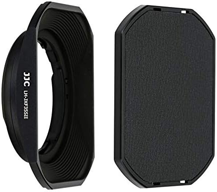JJC Dedicated Lens Adapter and Hood for Fujifilm Finepix X100V, X100F, X100T, X100S, X100, X70 (LH-JX100 Black)
