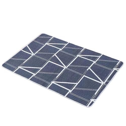 Odot Empapadores Reutilizables Cama Adultos, Empapadores Acolchado Absorbentes Lavables Protector de Cama Impermeable para Silla de Ruedas, Incontinencia (Azul Marino B,90x105cm)