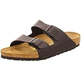 Authorised Stockist Birkenstock Arizona Birko-Flor hombress Mujeres Negro Caucho Sandalias-EU 42