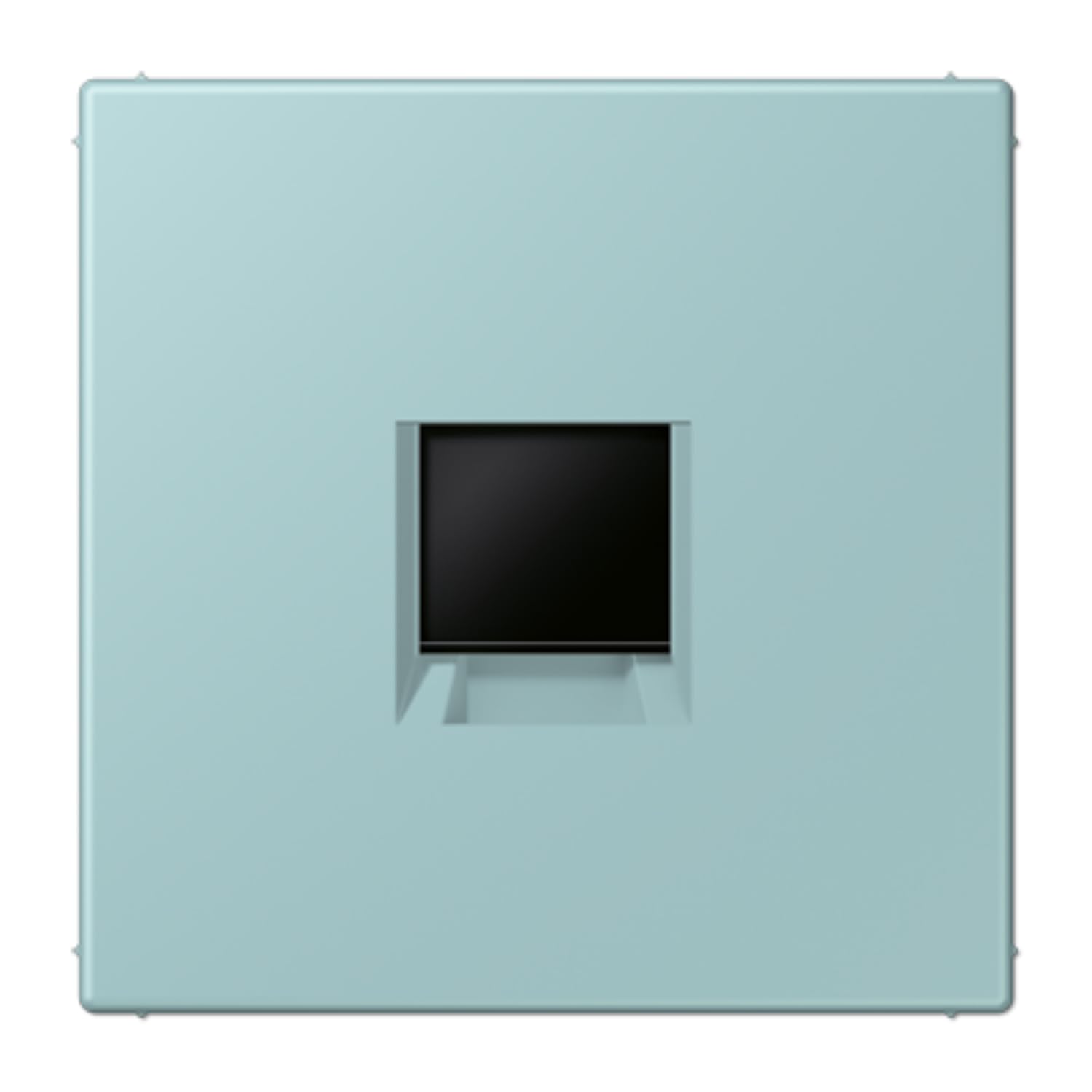 Plaque modulaire Jack-Rad pour prise de connexion LC32033 JUNG LC1969-1WE214