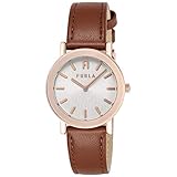 [フルラ] 腕時計 FURLA MINIMAL SHAPE ミニマルシェイプ シルバー 文字盤 ステンレススチール クォーツ 32MM Watch Jewelry Accessory アクセサリー WW00007007L3 レディース ブラウン [並行輸入品]