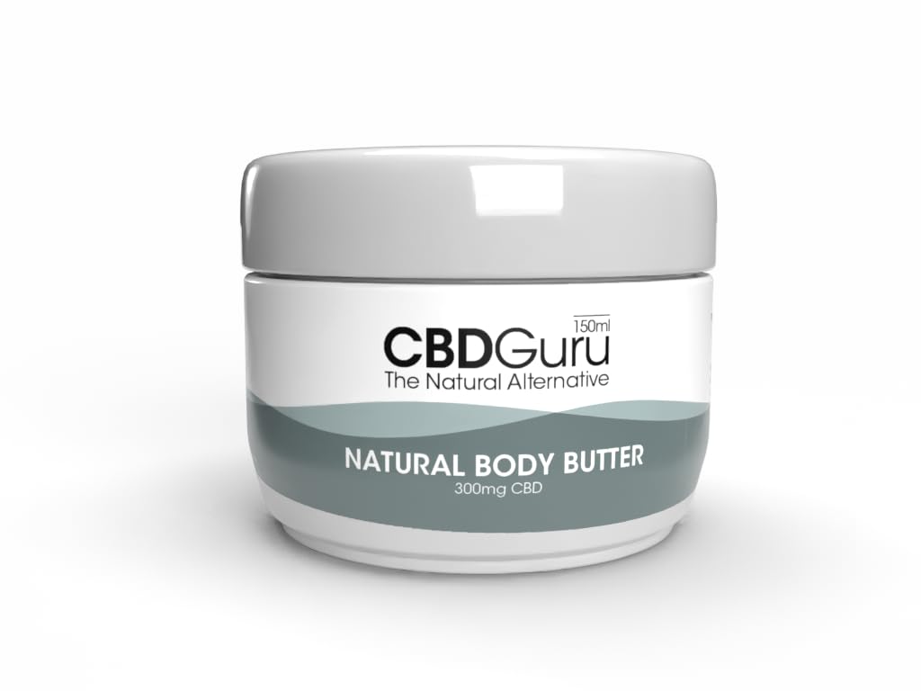 CBD Guru 300mg CBD Natural Body Butter - 150ml