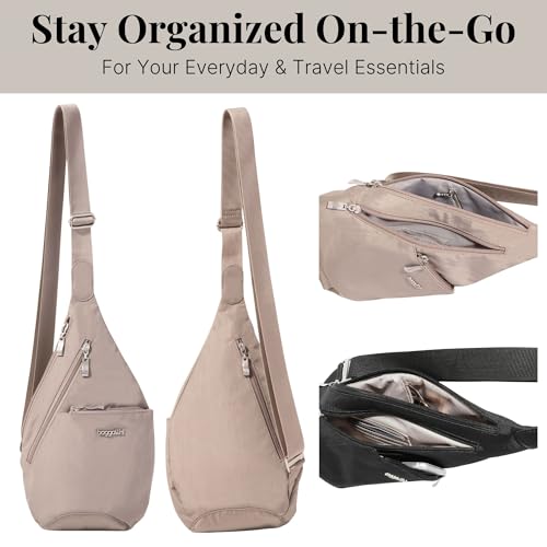 Image of Baggallini Mini Sling - 12x7 Sling Crossbody Bag Backpack with Adjustable Shoulder Strap