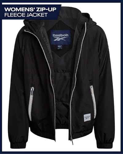 Reebok Girls Windbreaker Jacket - Lightweight Wind and Water Resistant Insulated Girls Jacket with Storm Cuff Sleeves & Hood2