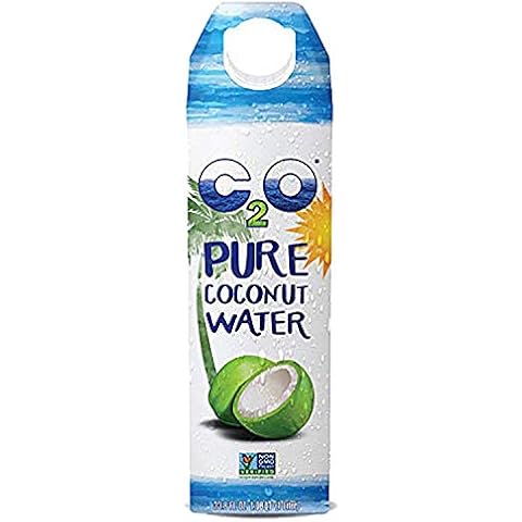 C2O Pure Coconut Water | Plant Based | Non-GMO | No Added Sugar | Essential Electrolytes | 1 Liter (Pack of 6) Cover