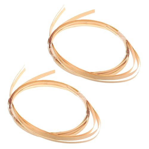 Housoutil DIY Weaving Strips 2 Bundles 6m Handmade Reed Decorative for Baskets Home Decor