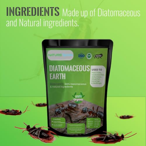 Image of (Diatomaceous Earth Powder 200gm+Dolomite 200gm) | 100% Organic and Natural | Safe and Organic Pest Control for Your Garden and Home.