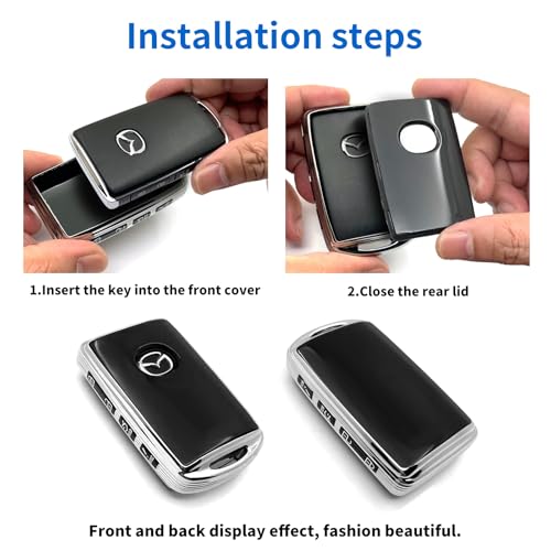 Image of Creativity for Mazda Key fob Case accessories (Silver Key Cover)