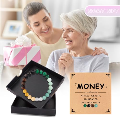 Pulsera de Cristal Sanador de 8 mm Protección y Suerte miniatura 7
