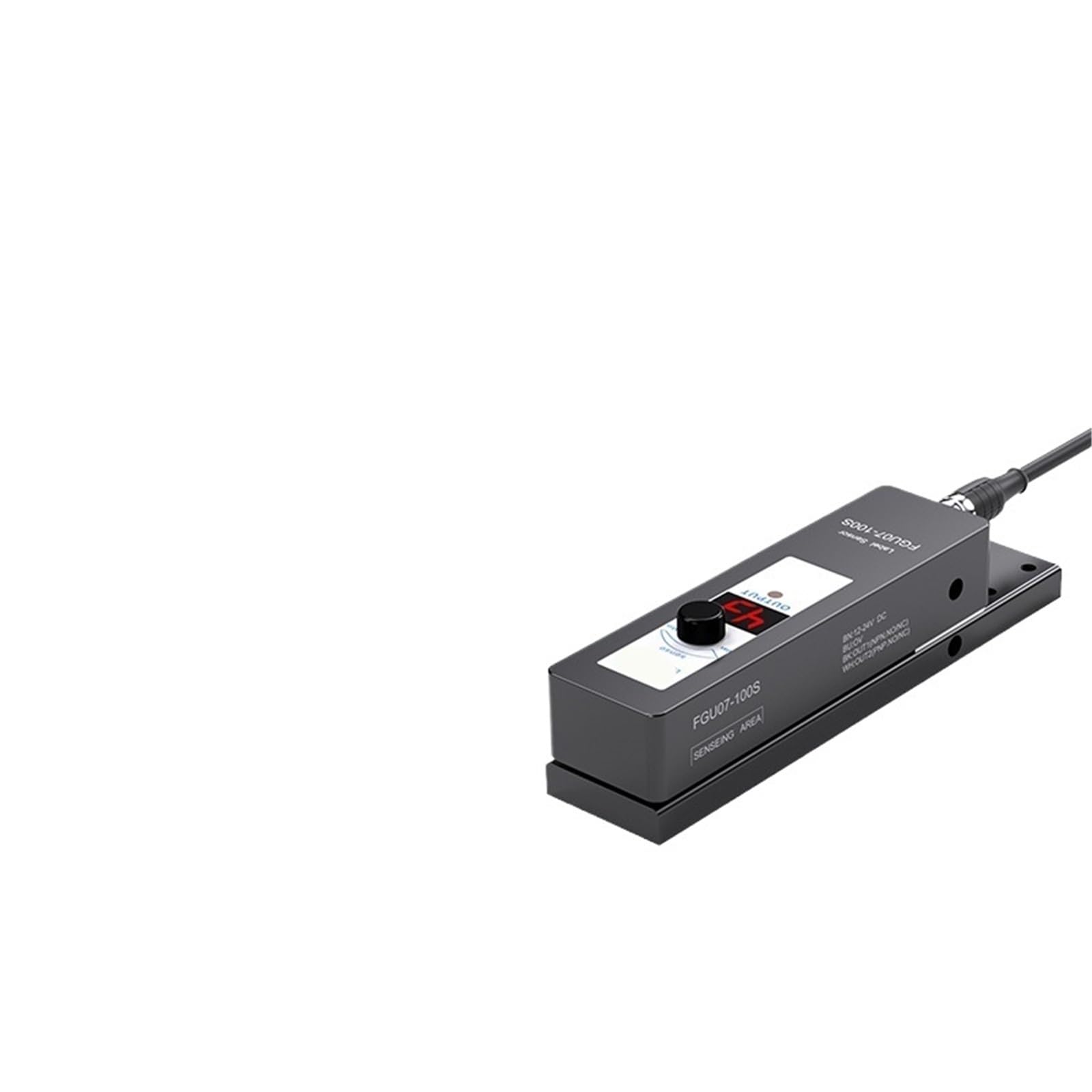 Etichettatrice Automatica con Display Digitale FGU07-100S, Regolazione Manuale, sensore for Etichette Trasparenti, manopola di Regolazione 10-30 V CC
