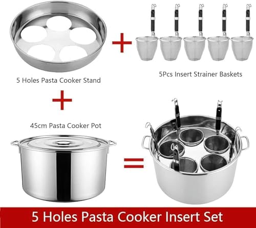 Casserole à pâtes robuste en acier inoxydable de qualité supérieure - 2