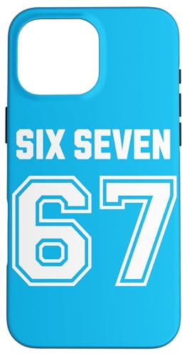 67 Six Seven Sport Design on Back. 6 7 Meme Men Women Kids X}zP[X iPhone 16 Pro Max p