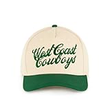 Almere Graphic Mesh Adjustable Trucker Hat and Baseball Cap for Women (Cotton, West Coast Cowboys)