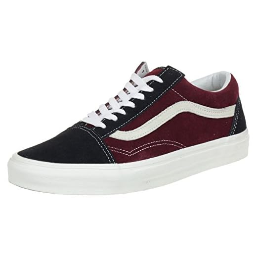 Vans unisex vuxna U Old Skool vintage sneakers, Flerfärgad vintage Blue Graphite Windsor Wine - 42.5 EU