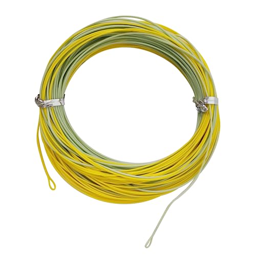 Hercules Fliegenschnur Schwimmend WF3 Bis WF8 – 90FT Lang, Mit 2 Schlaufen, Für Fliegenfischen
