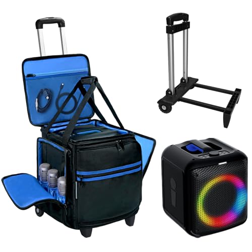 ORKELS Rolling Speaker Backpack Case for Bose S1 Pro S1