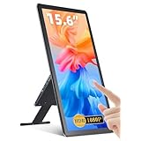 EVICIV モバイルモニター タッチパネル 15.6インチ モバイルディスプレイ タッチ 一体自立式 ゲームモニター フルHD IPSパネル 軽量 薄型 収納式スタンド1920x1080FHD PS4/ XBOX/Switch/PC/Macなど対応