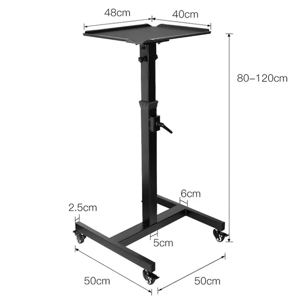 Support de projecteur Trépied Support de Plateau de projecteur Support de Sol Support de Bureau à Domicile Support Universel Support Mobile rétractable avec poulie Support Portable pour proj
