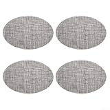 Design élégant : avec leur design élégant en forme d'éventail, ces tapis servent non seulement un but fonctionnel mais rehaussent également l'esthétique de votre salle à manger, complétant différents styles de décoration.