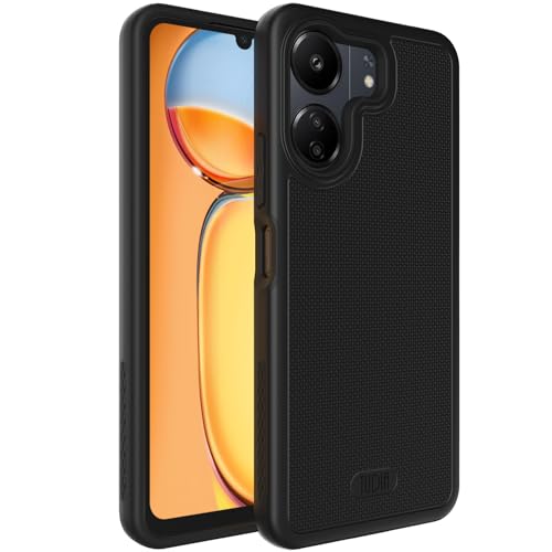 Coque Xiaomi Redmi 13C 4G et Poco C65 TUDIA DualShield Coque de Protection Double Couche Noir Mat