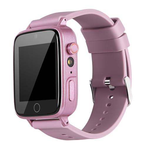 Image of Interactive Kids Watch with Camera & Games: 26 Puzzles, 104 Learning Cards, Music Player, Pedometer - 1.54 Color Display