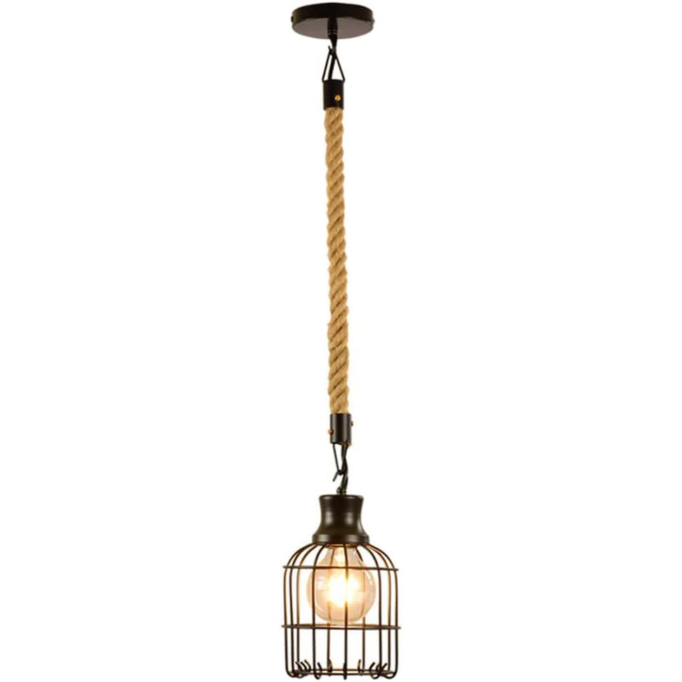 Lámpara de araña retro para decoración de tiendas de ropa y cafeterías vintage E27