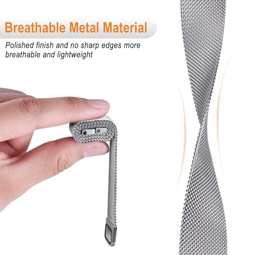 NicMool Metal Strap for Apple Watch 38mm 40mm 41mm 42mm, Magnetic Closure - Image 4