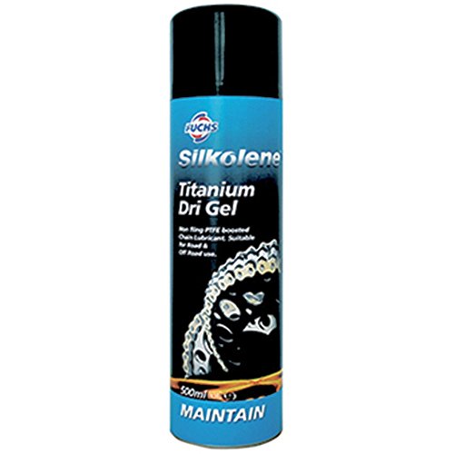 Silkolene Titanium Dri Gel - Lubricante para cadena de motocicleta, 500 ml