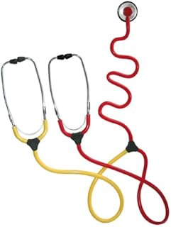 Plano lehrstethoskop Amarillo de color rojo, Hermanas de enseñanza de estetoscopio