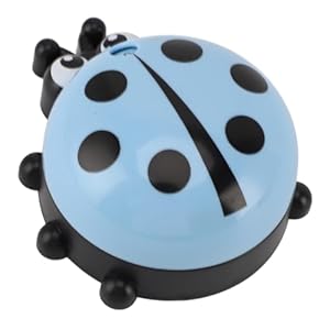 Phefop Marienkäfer Einbau-Uhr, Blau