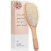 Spazzola per Capelli in Legno, Spazzola Piatta per Donne con Setole Morbide – Spazzola Districante Sostenibile in Legno di Faggio per Tutti i Tipi di Capelli - Lily England (Oro Rosa)