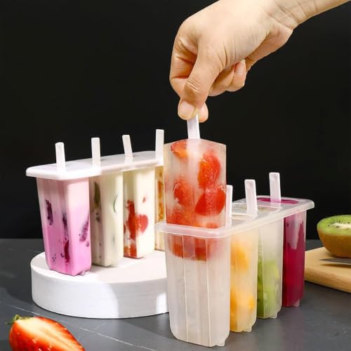 Molde para helados reutilizable que evita roturas con palitos de madera 5