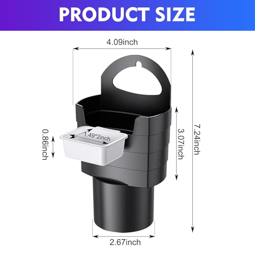 Porta papas fritas para auto con soporte para salsa miniatura 2