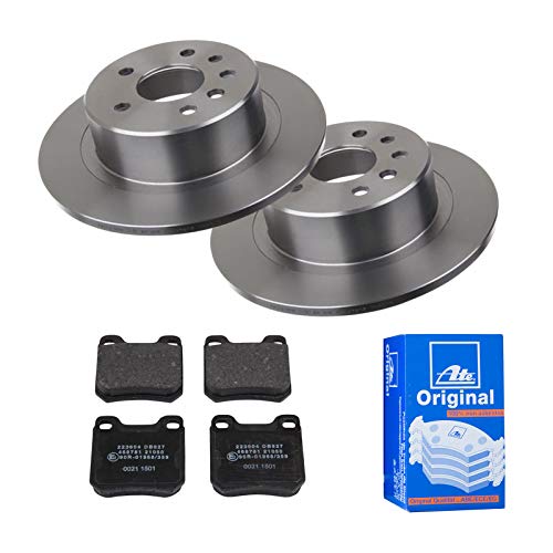 ATE Bremsen-Set 2 Bremsscheiben + Bremsbeläge Bremsensatz Ø286 Einbau Hinten