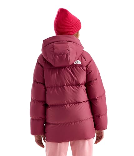 Image of The North Face Teen North Down Fleece-Lined Short Parka | 600 Fill Waterfowl Down, Water Repellent, Insulated Hood, & Pockets, Fermented Clay, XX-Large