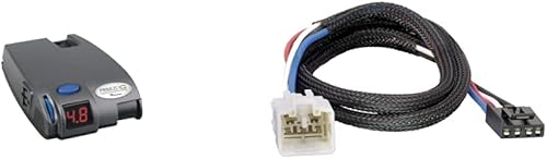 Tekonsha 90160 Primus IQ - Arnés de control de freno electrónico y control de freno de remolque, compatible con Lexus GX460, GX470, LX470, LX570