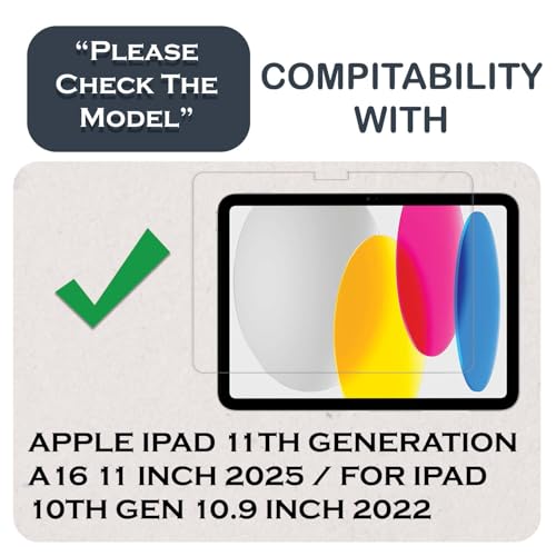 Tough Lee Tempered Glass Screen Guard for Apple iPad 11th Generation A16 11 inch 2025 / For iPad 10th Gen 10.9 inch 2022 (with Easy Installation Kit) (Pack of 1) - Image 2