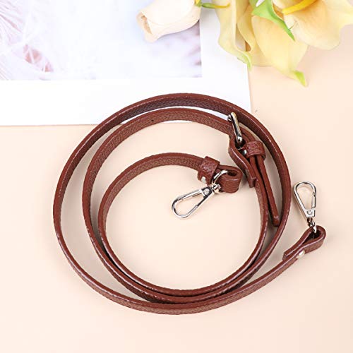 Tendycoco Alça transversal de couro para bolsa de mão, alça de substituição para bolsas de mão, ajus