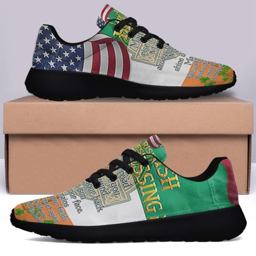 Mens Womens Happy St Patrick's Day Shoes Trail Running Shoe Non-Slip Breathable Comfortable Sneakers3