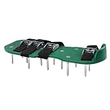 Oikabio BelüFter Schuhe 4 Verstellbare TräGer Hochleistungs Sandalen mit Stacheln Schuhe mit Metallschnallen EinheitsgrößE für Alle Spikes Schuhe