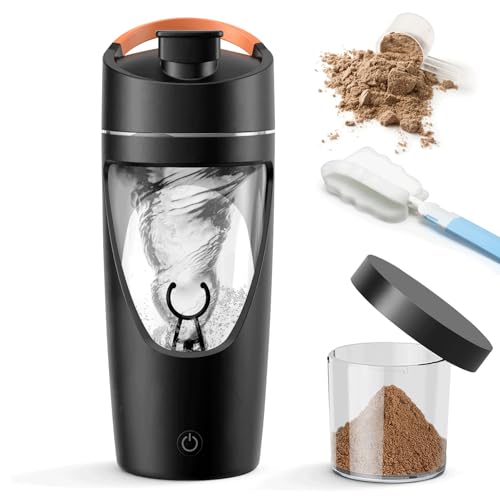 【Compatto e versatile】: Leggero e facile da trasportare, questo shaker proteine elettrico è ideale per preparare bevande proteiche ovunque – a casa, in palestra o in viaggio.