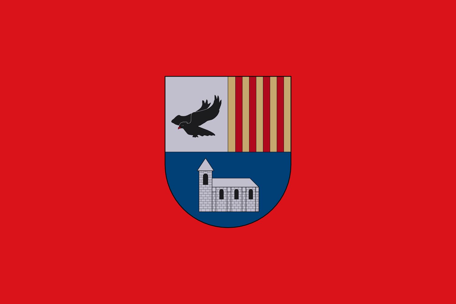 Drapeau Bufali grand modèle pour retrouver vos racines de Valencia