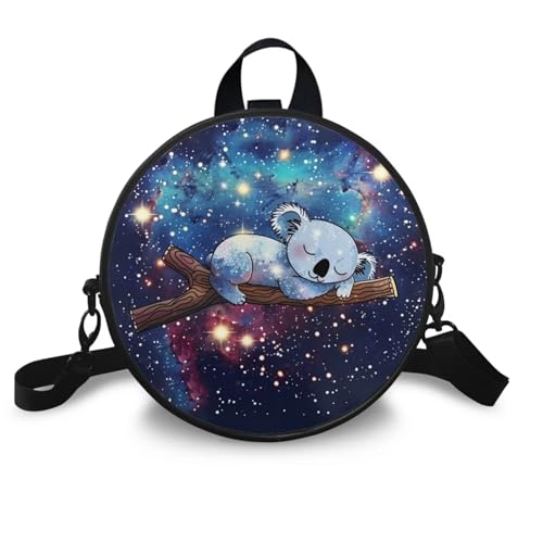 Upetstory Small Crossbody Round Purse for Women Teen Girls Shoulder Bag