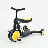 [Sistema de amortiguación delantero y delantero] El scooter de dos ruedas, las ruedas resistentes y los rodamientos de bolas reducen la vibración y hacen que la conducción sea más silenciosa. Adecuado para ciudad / ciudad / pasarelas suburbanas.