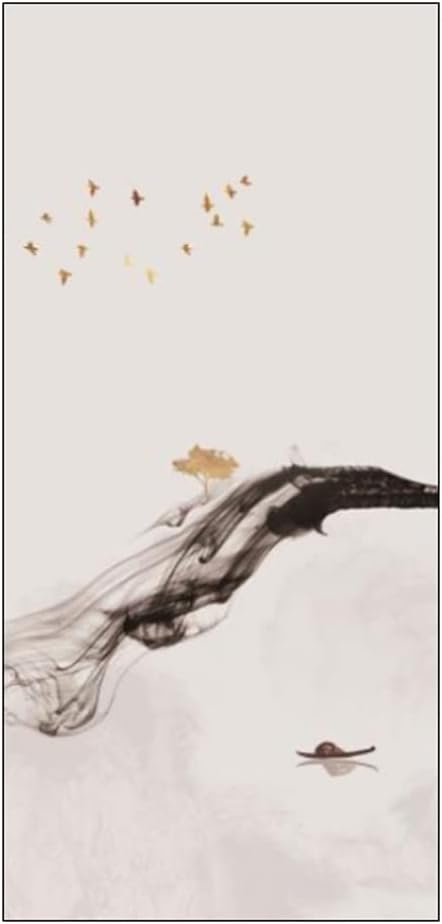 Window Privacy Film Window Film Window Privacy Film Chinese Ink Bathroom Partition Glass Doors and Windows Decorative Blackout Glass Film Window Film Blackout Window Film Window Films(A,60 * 90 cm)