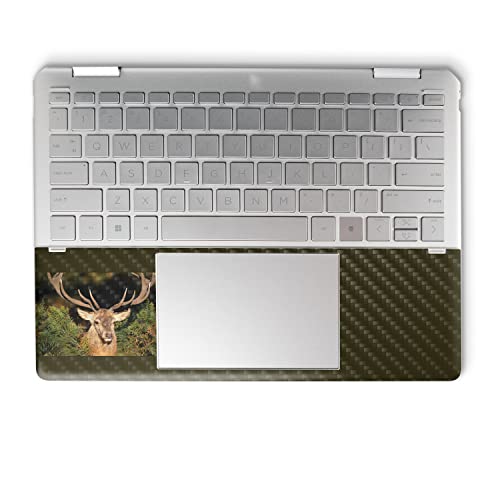 Image of MightySkins Carbon Fiber Skin Compatible with HP Spectre x360 14 inch (2022) Full Wrap Kit - Morning Buck | Protective, Durable Textured Carbon Fiber Finish | Easy to Apply | Made in The USA