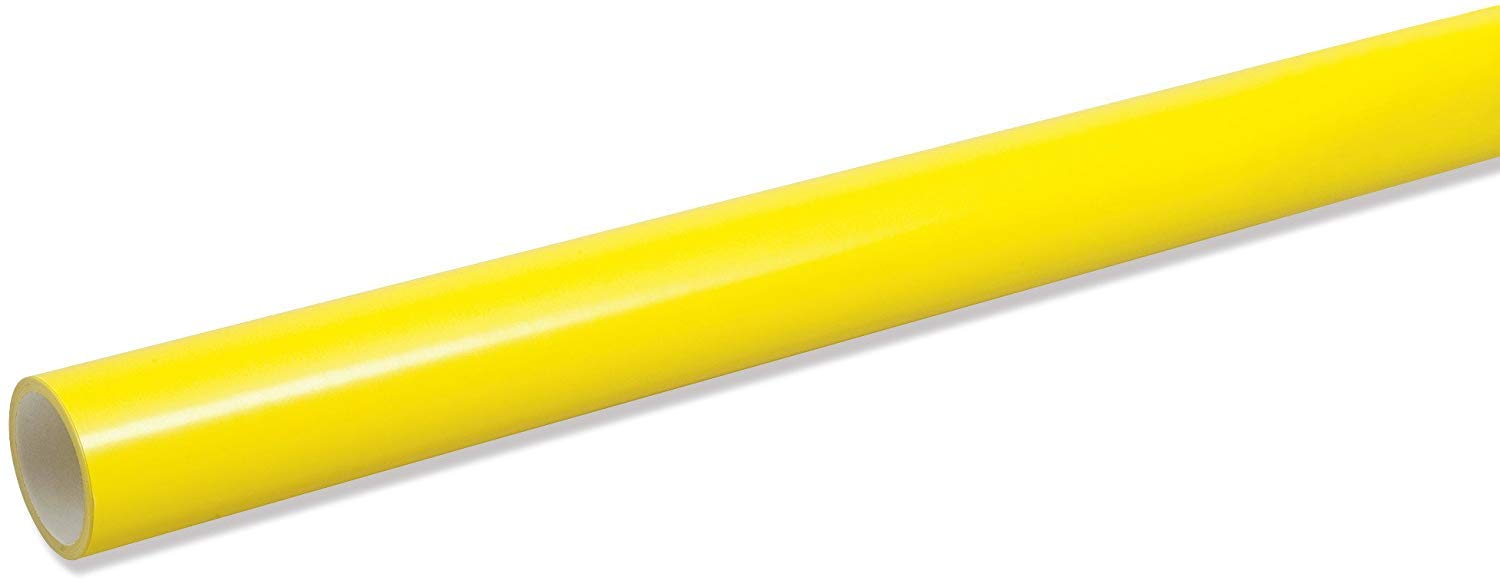 Fadeless Bulletin Board Paper, Fade-Resistant Paper for Classroom Decor, 48” x 12’, Sassy Yellow, 1 Roll