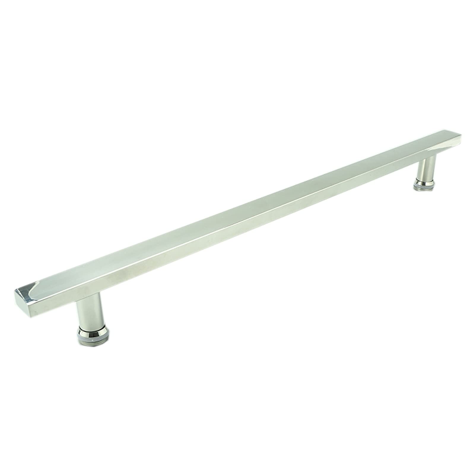 TIANQIHAO Shower Glass Door Handle for Bathroom Stainless Steel Hole to Hole 440Mm Push and Pull Bath Door Knobs Grab Bar Towel Bar